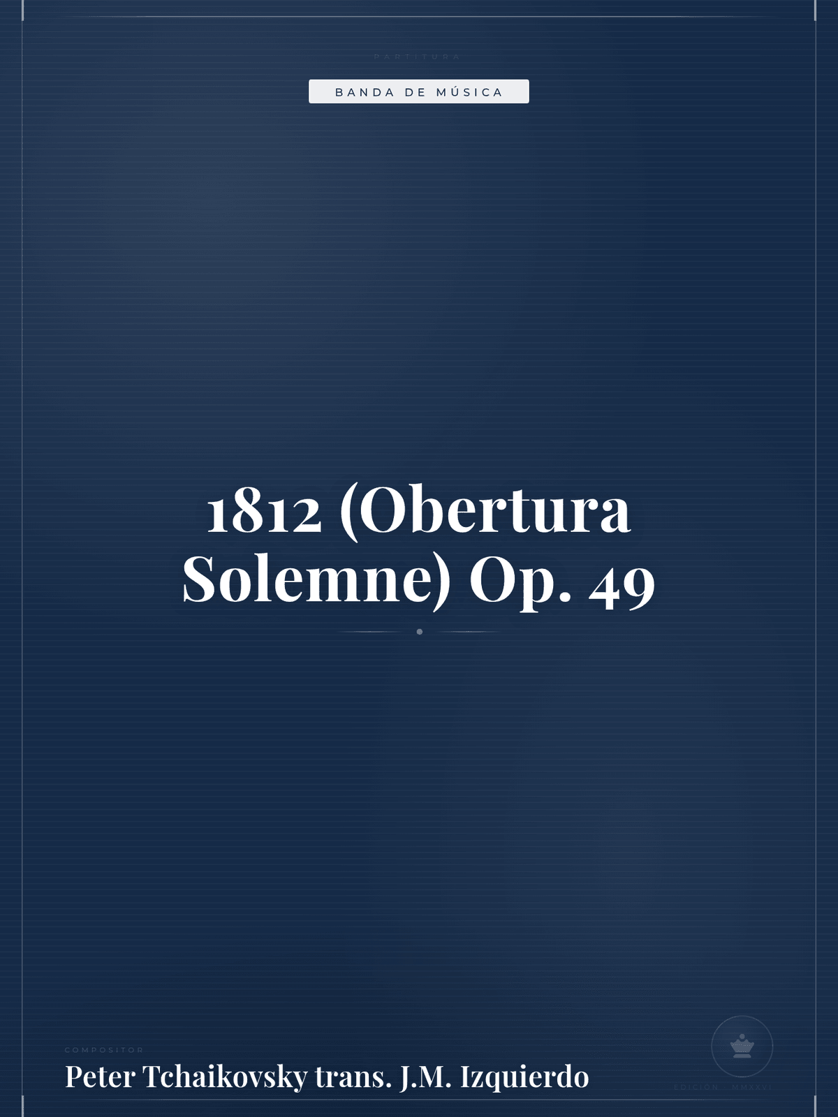 Portada de 1812 (Obertura Solemne) Op. 49