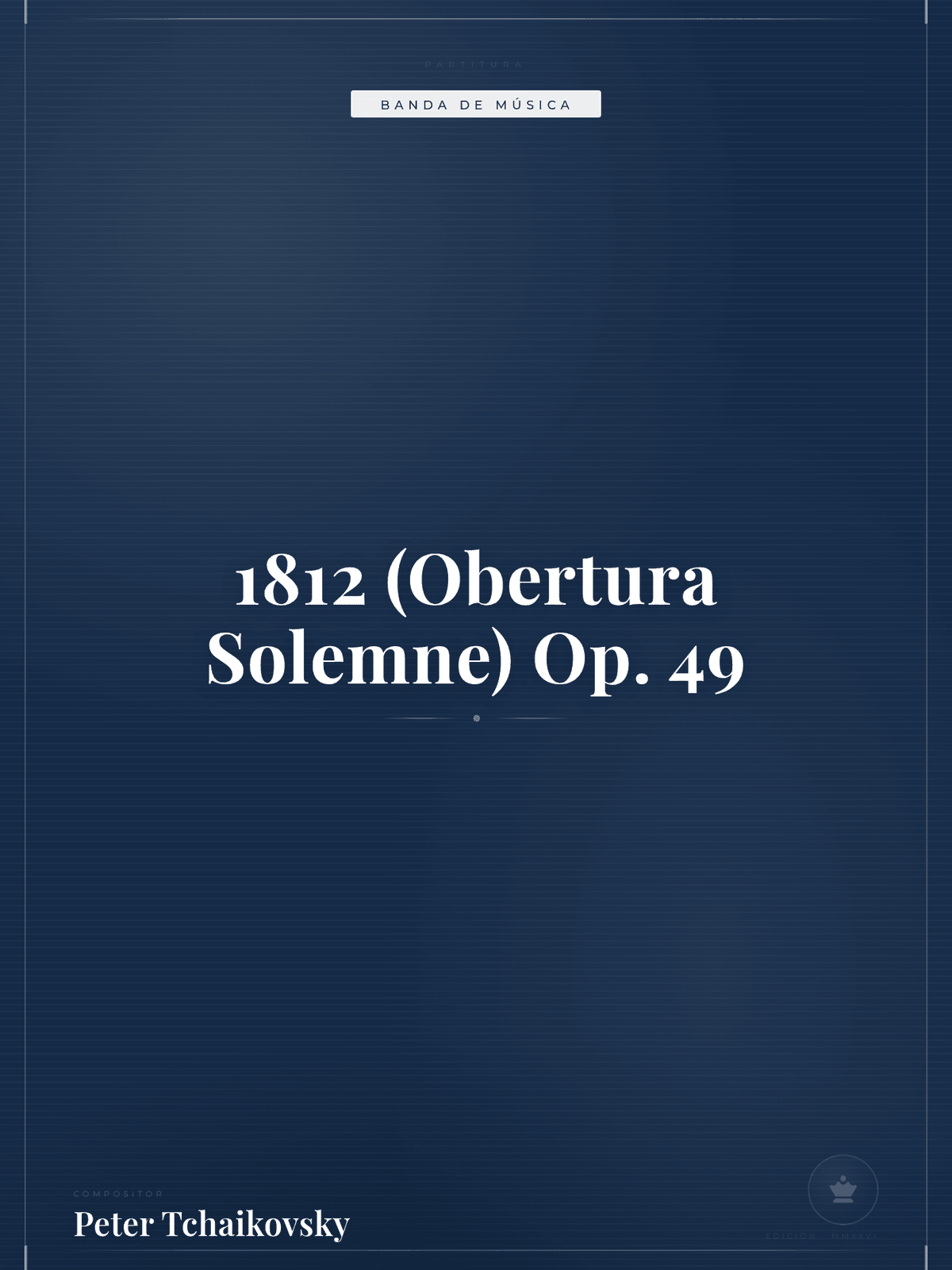 Portada de 1812 (Obertura Solemne) Op. 49