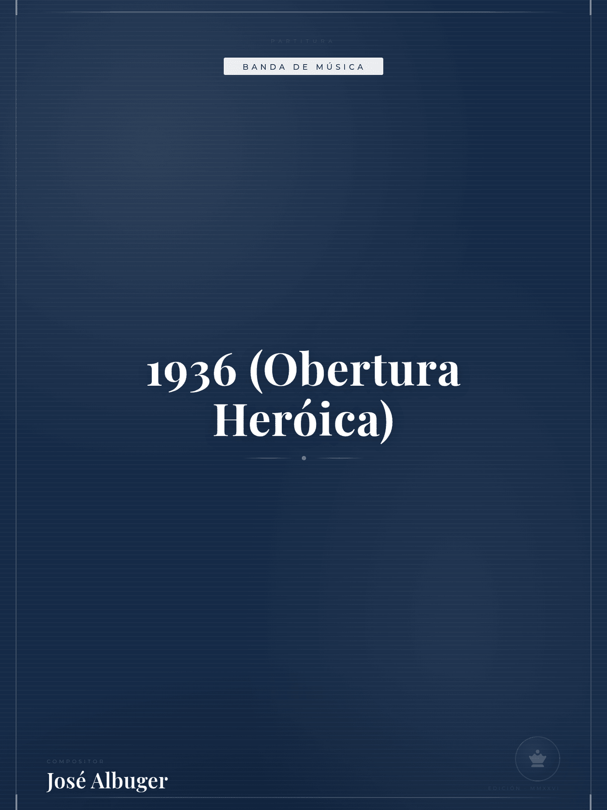 Portada de 1936 (Obertura Heróica)