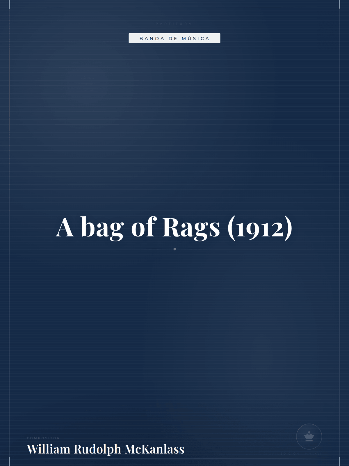Portada de A bag of Rags (1912)