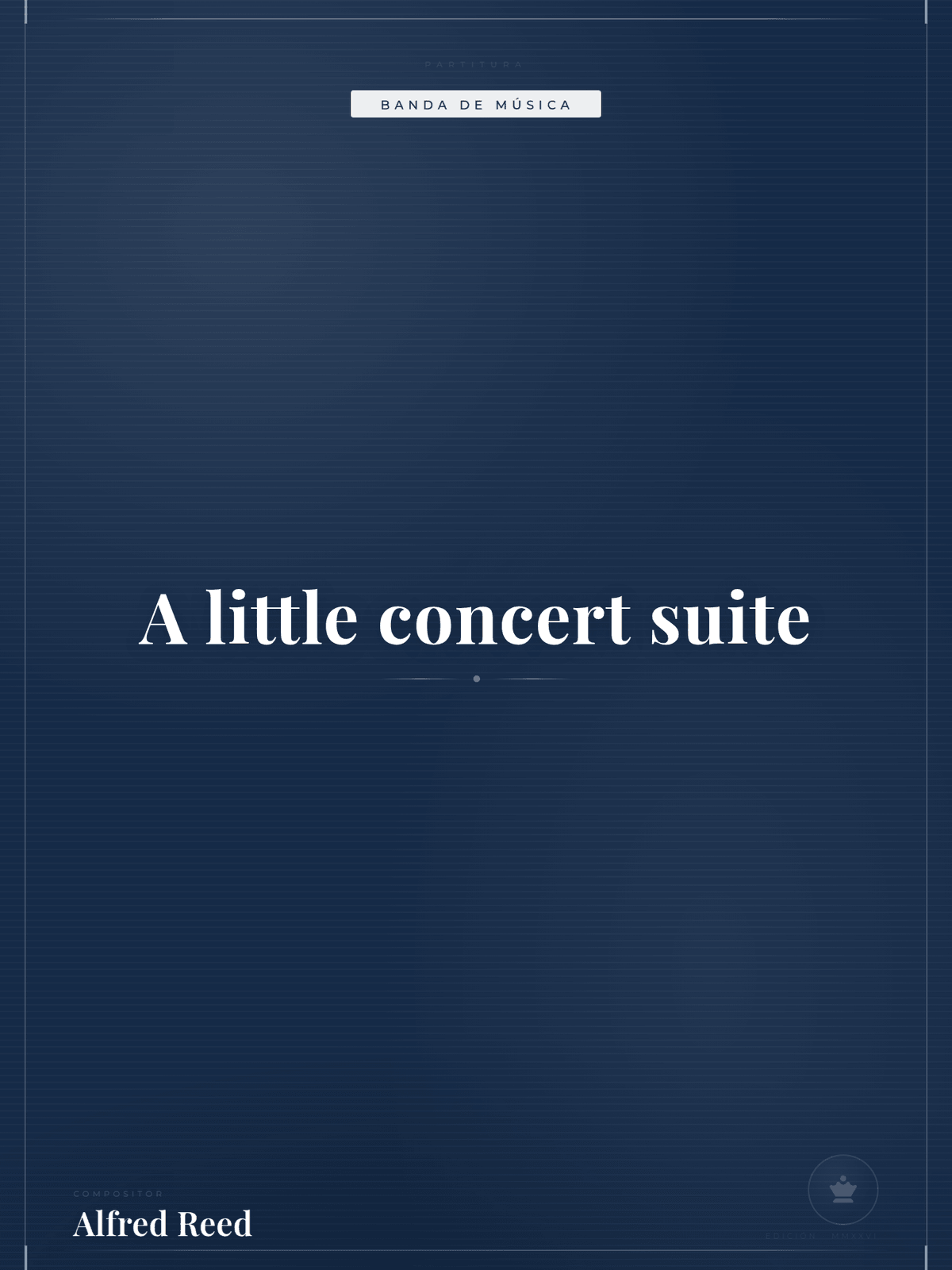 Portada de A little concert suite