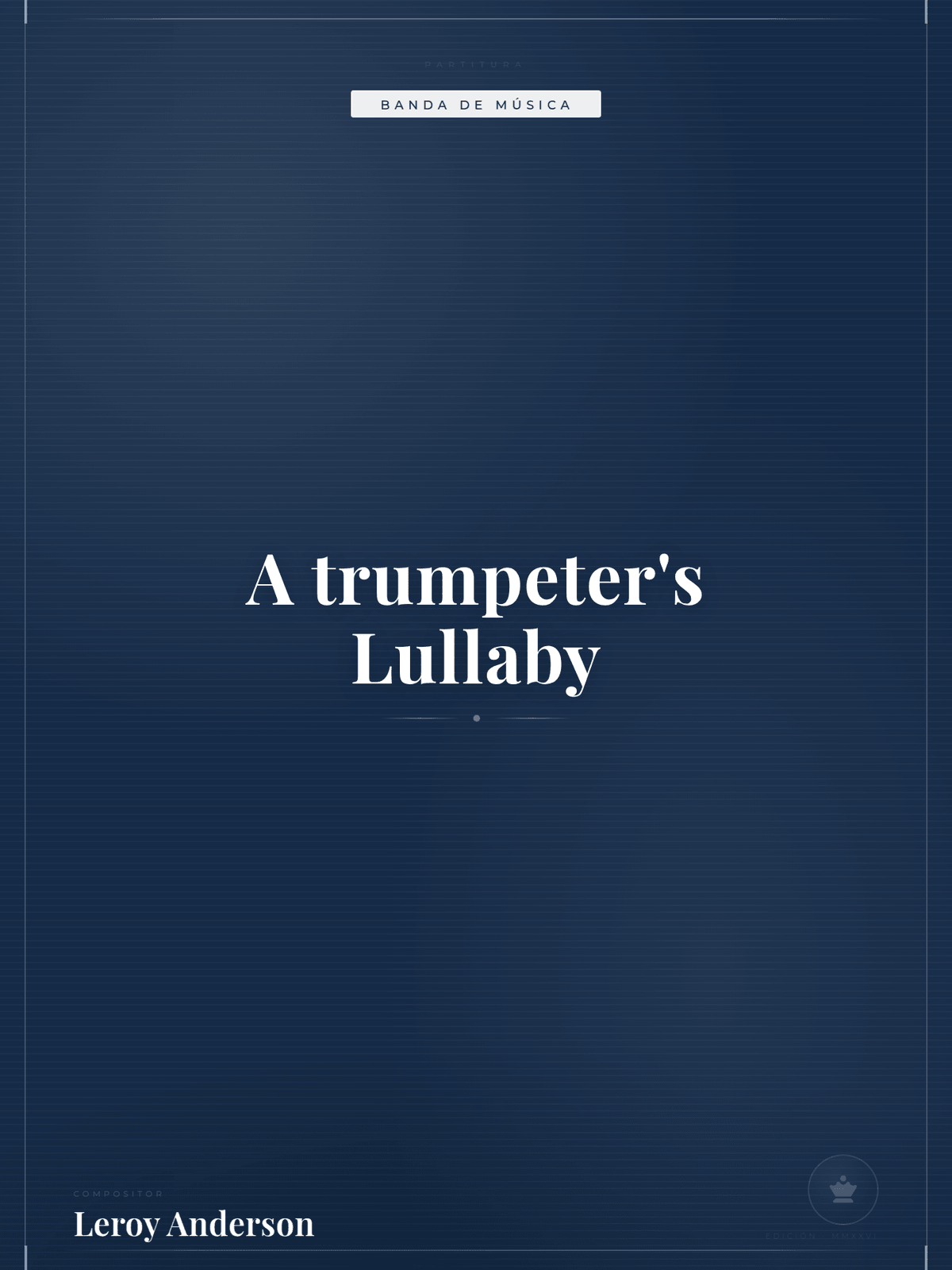Portada de A trumpeter's Lullaby
