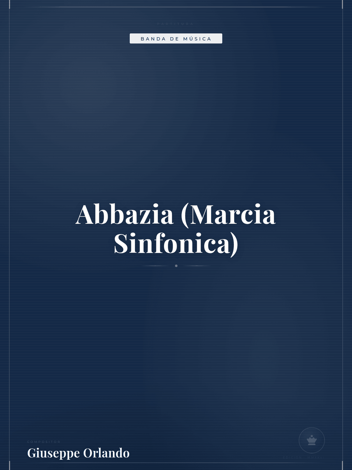 Portada de Abbazia (Marcia Sinfonica)