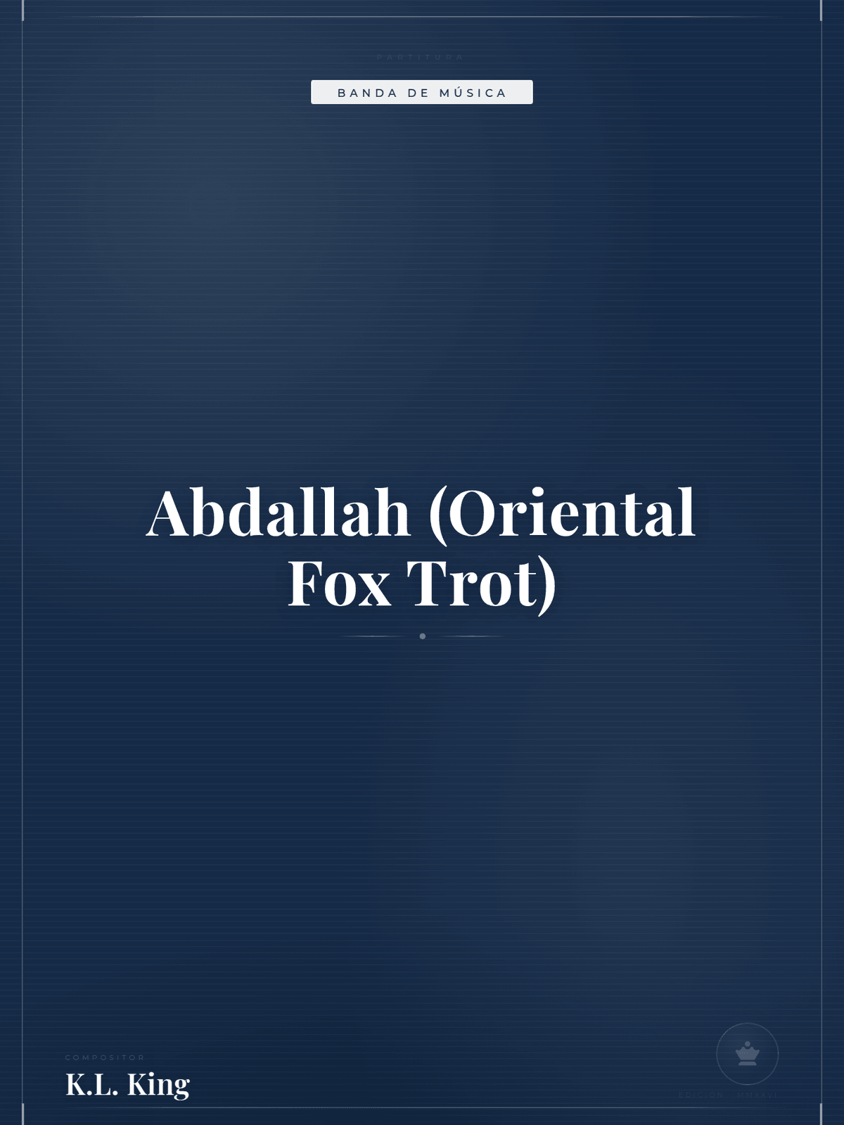 Portada de Abdallah (Oriental Fox Trot)