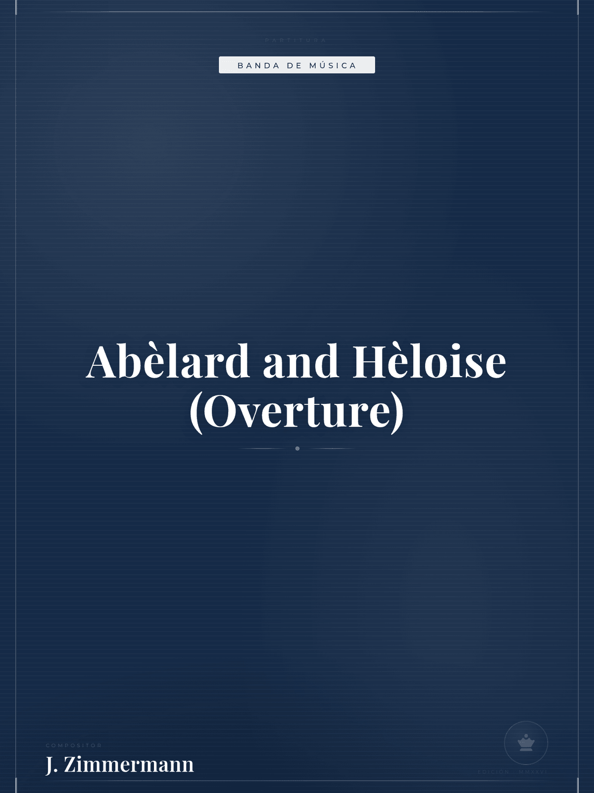 Portada de Abèlard and Hèloise (Overture)