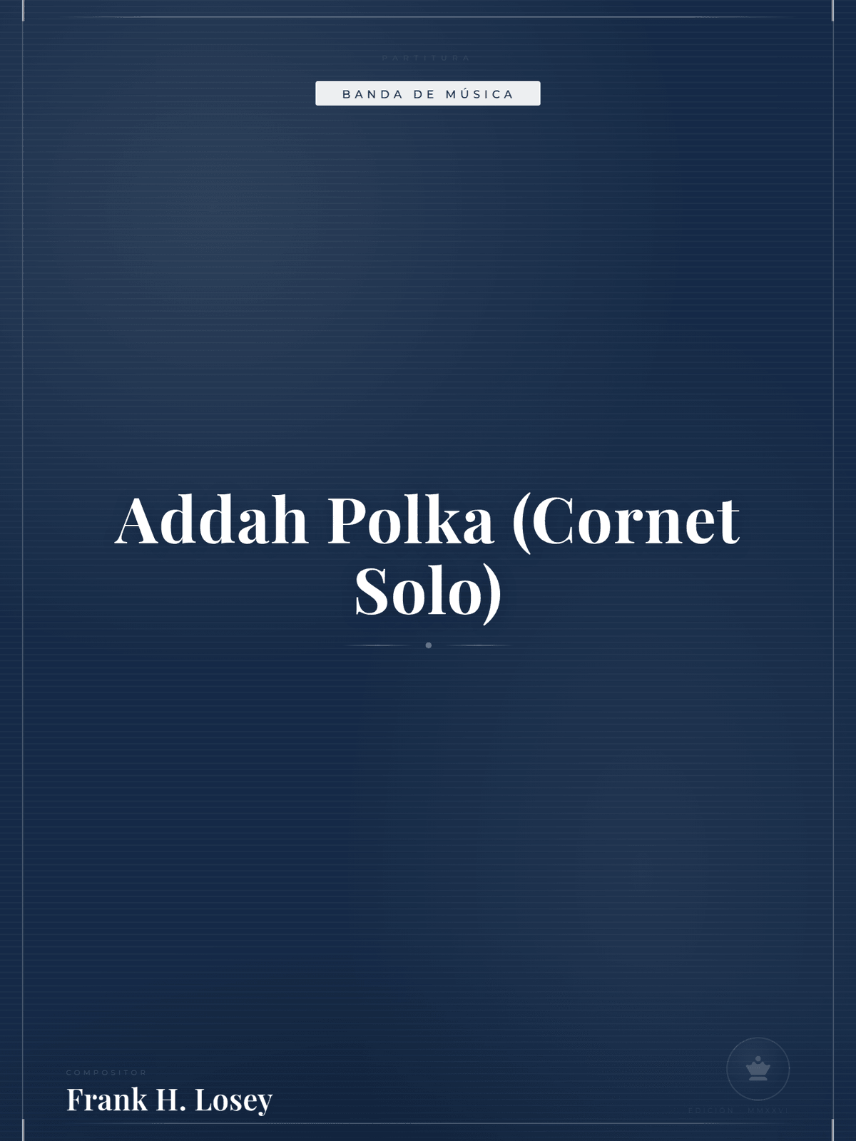 Portada de Addah Polka (Cornet Solo)