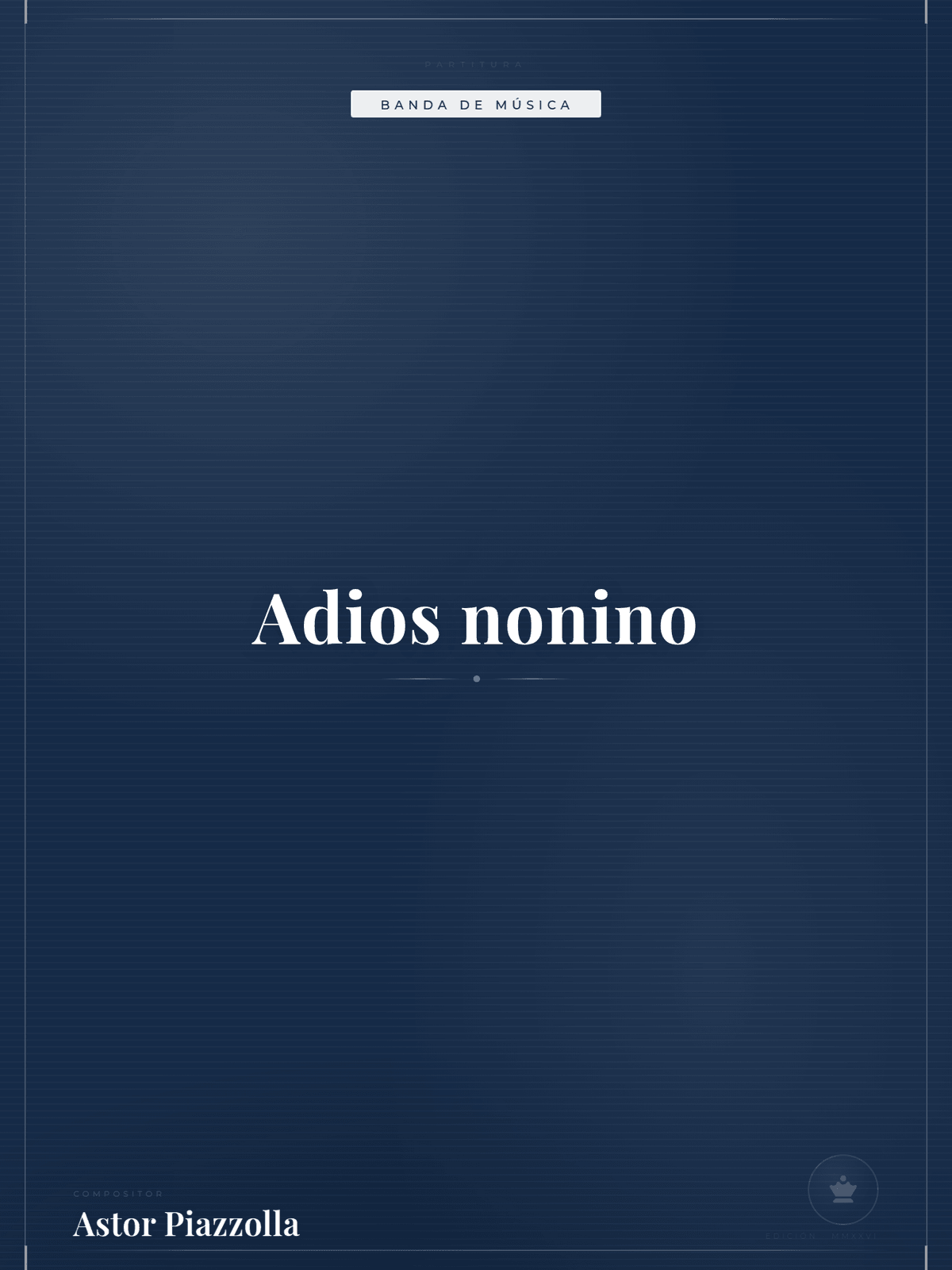 Portada de Adios nonino
