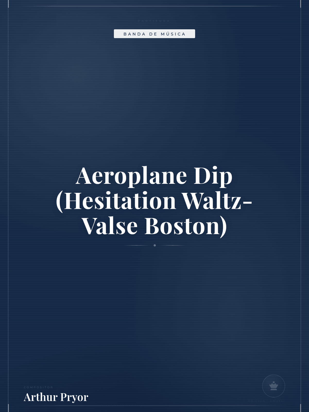 Portada de Aeroplane Dip (Hesitation Waltz-Valse Boston)