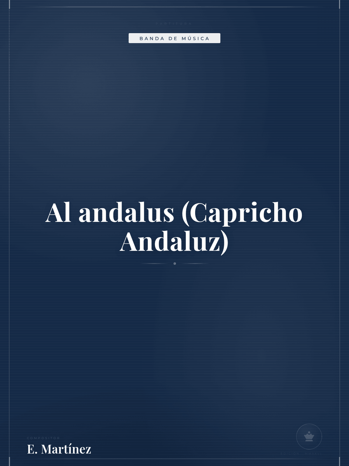 Portada de Al andalus (Capricho Andaluz)