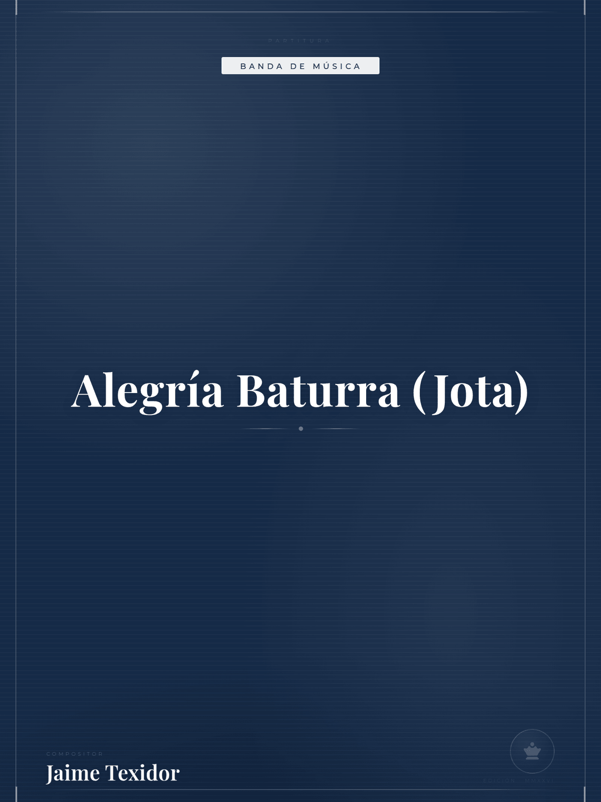 Portada de Alegría Baturra (Jota)