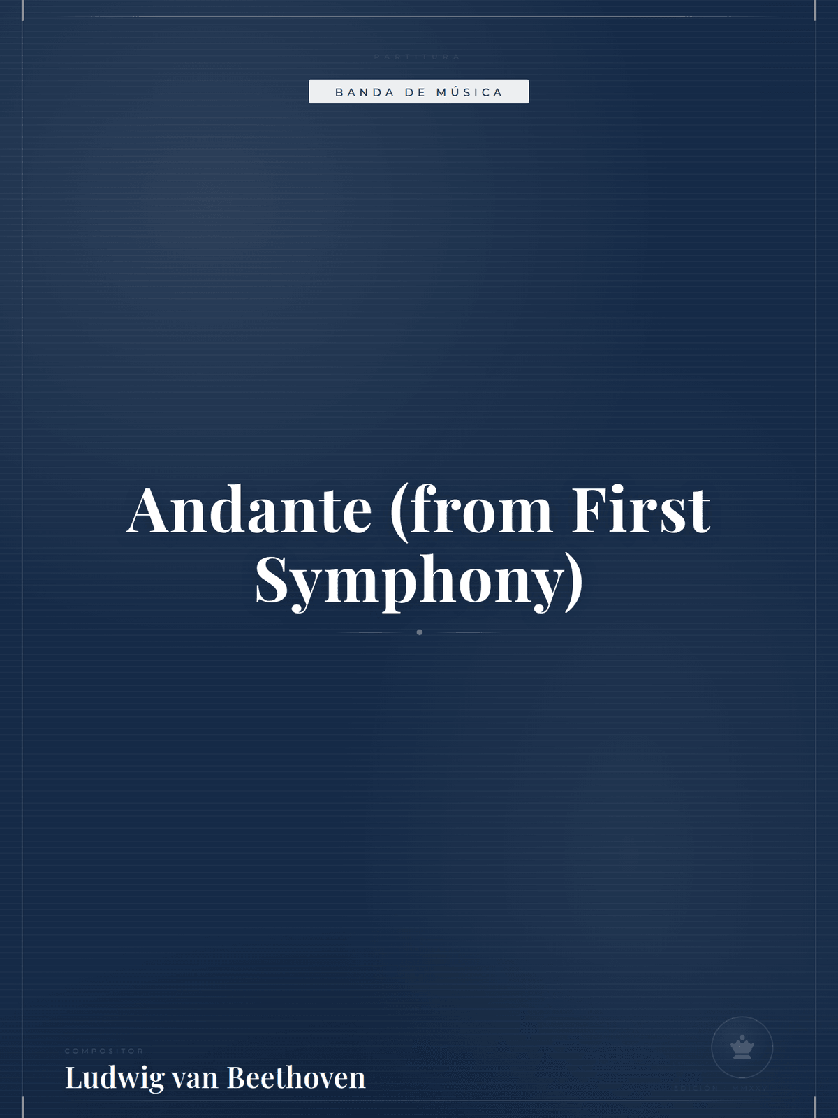 Portada de Andante (from First Symphony)