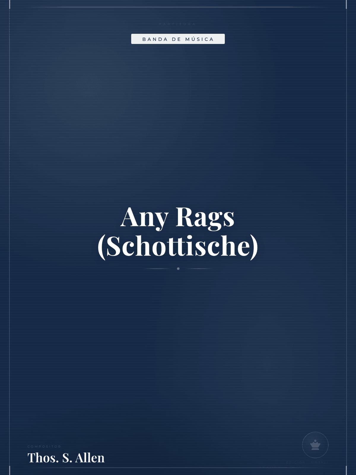 Portada de Any Rags (Schottische)