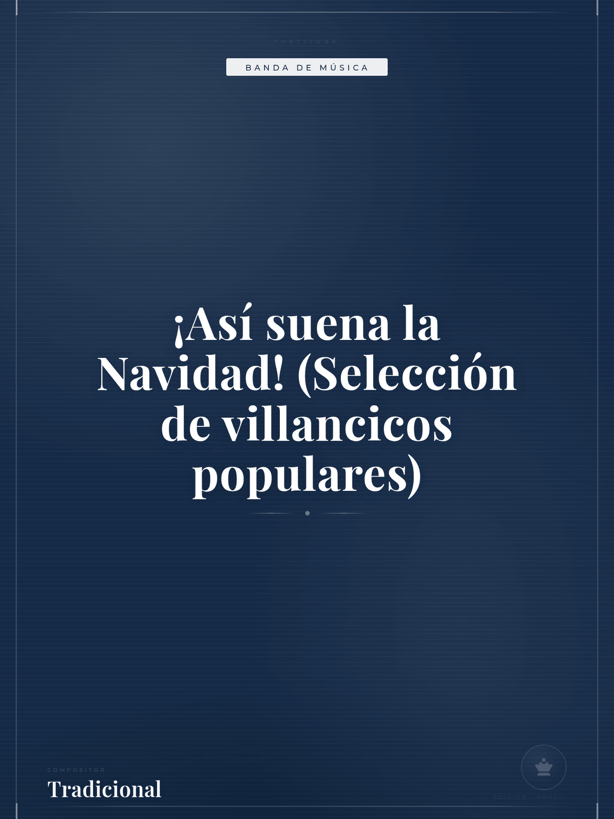 Portada de ¡Así suena la Navidad! (Selección de villancicos populares)