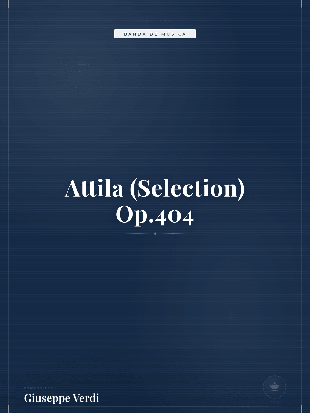 Portada de Attila (Selection) Op.404