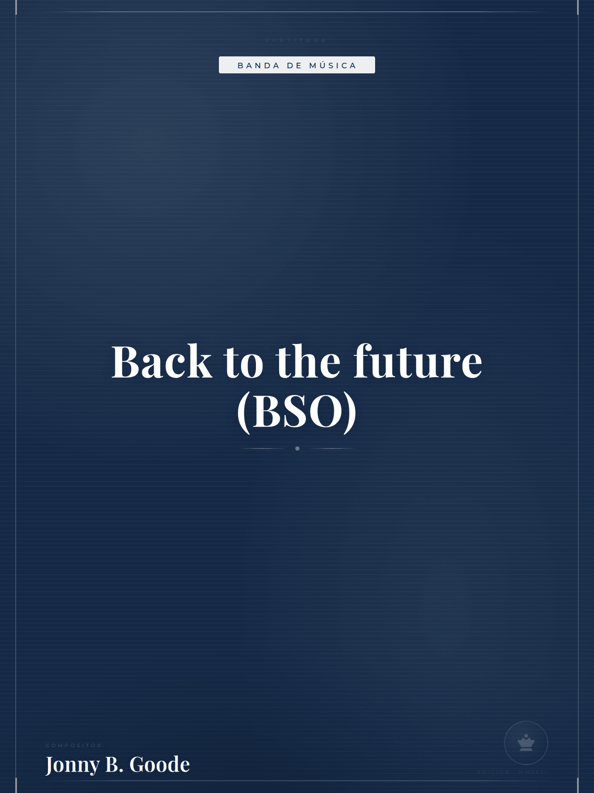 Portada de Back to the future (BSO)