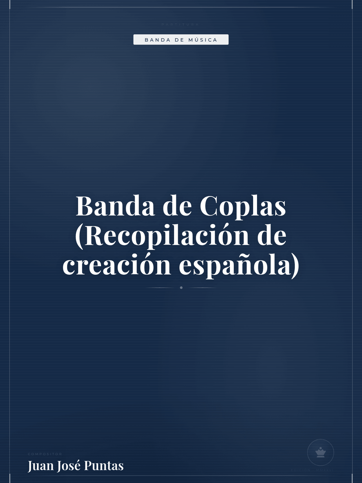 Portada de Banda de Coplas (Recopilación de creación española)