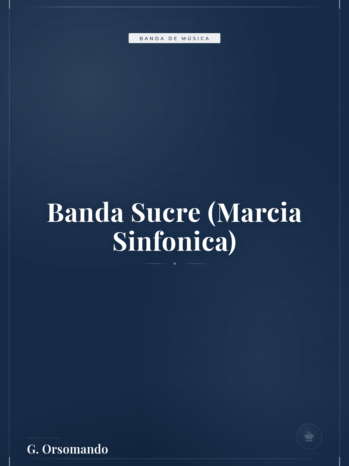 Portada de Banda Sucre (Marcia Sinfonica)