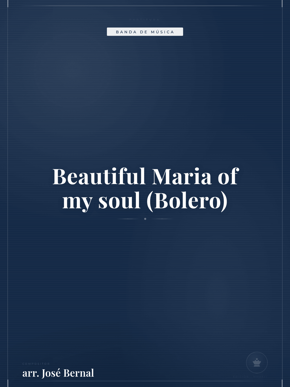 Portada de Beautiful Maria of my soul (Bolero)