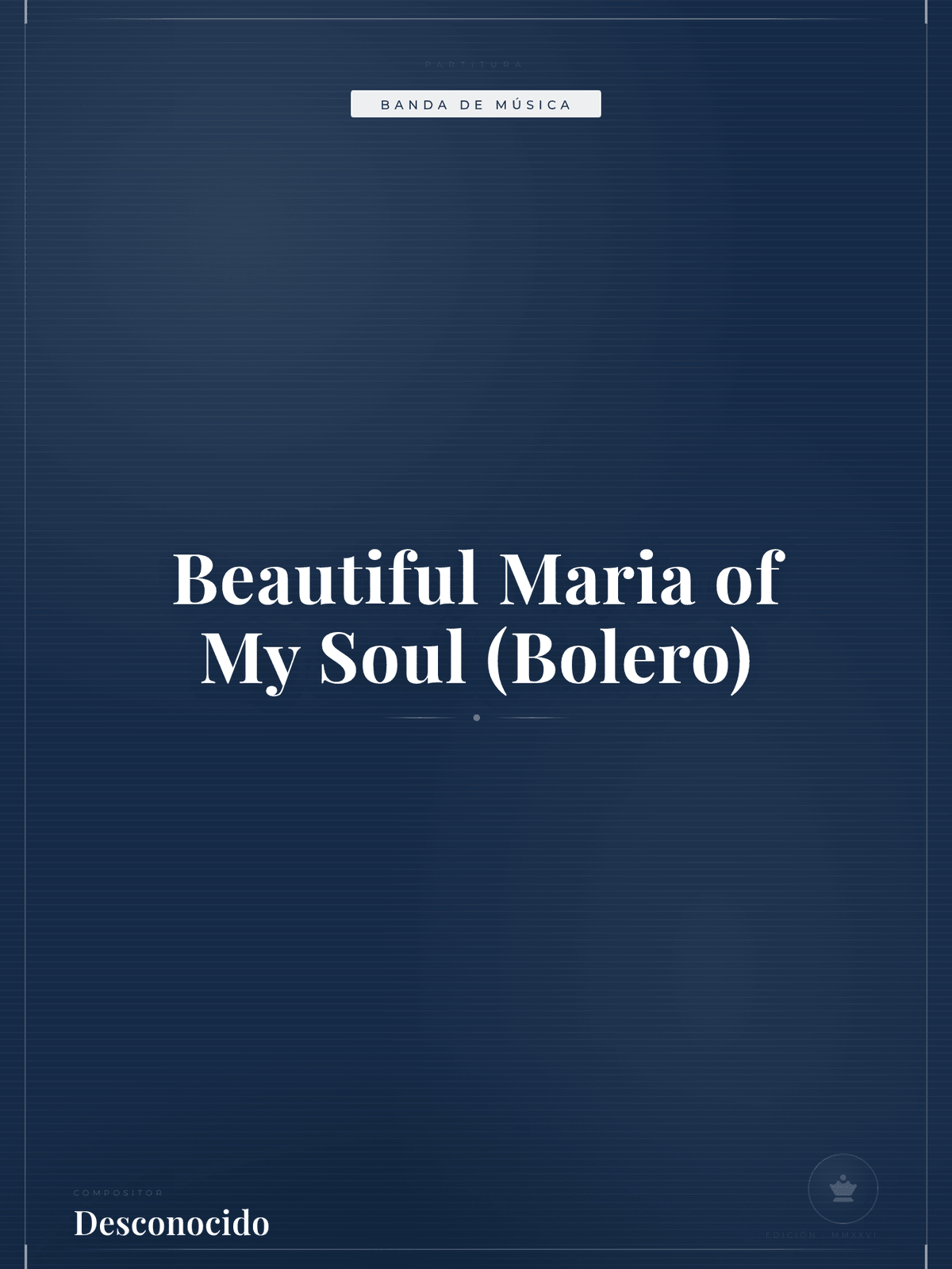 Portada de Beautiful Maria of My Soul (Bolero)