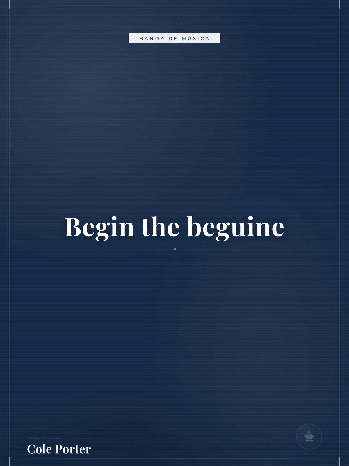 Portada de Begin the beguine