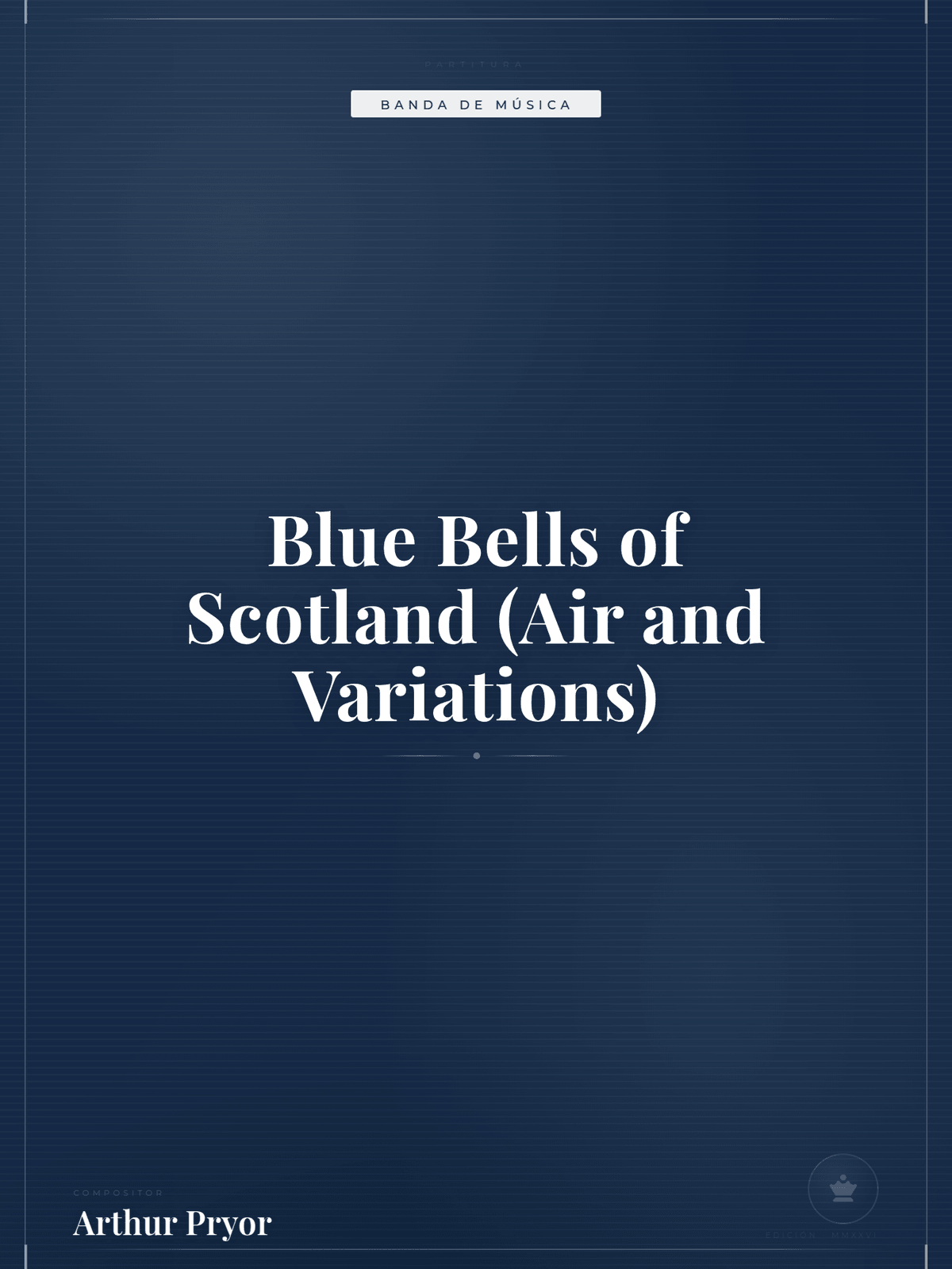 Portada de Blue Bells of Scotland (Air and Variations)