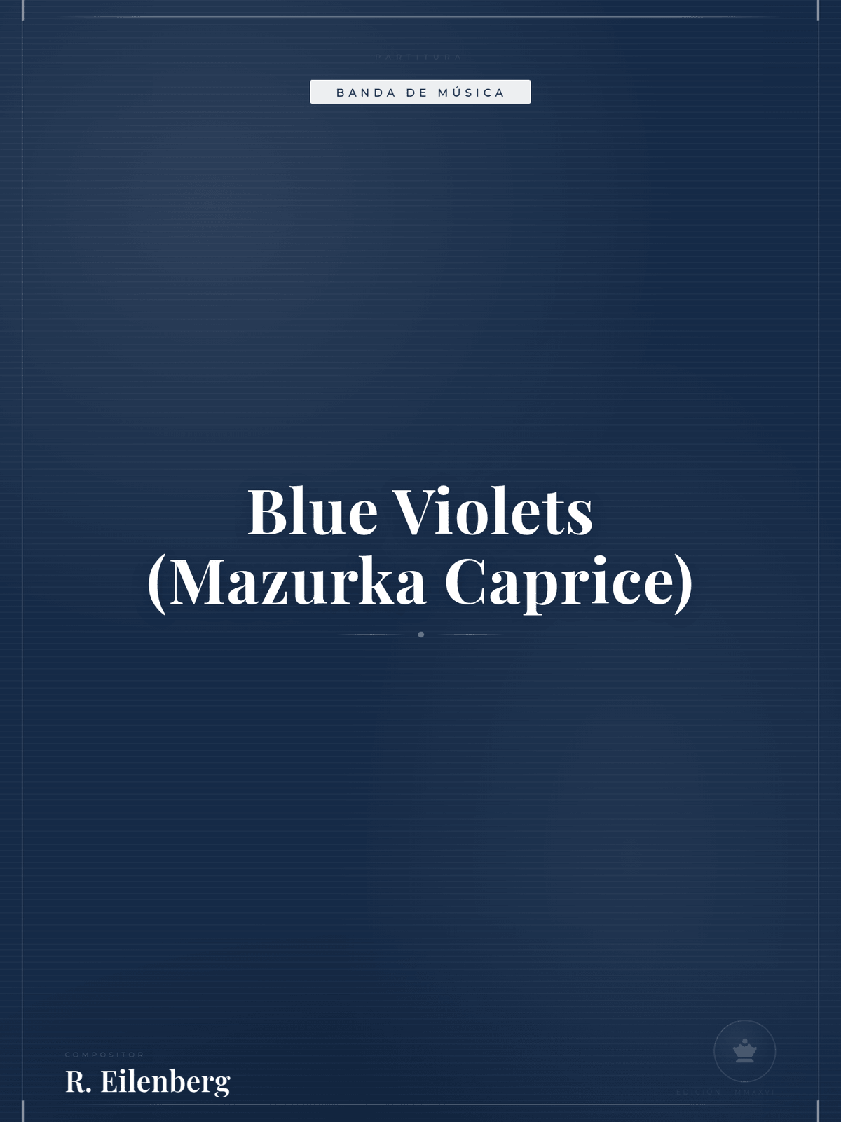 Portada de Blue Violets (Mazurka Caprice)
