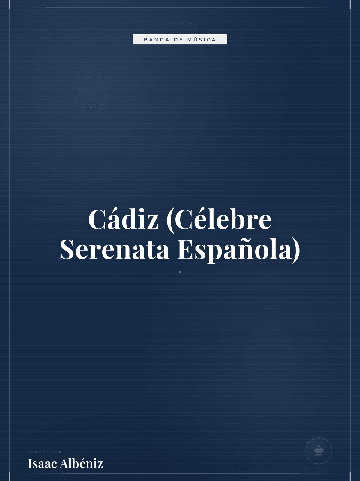 Portada de Cádiz (Célebre Serenata Española)