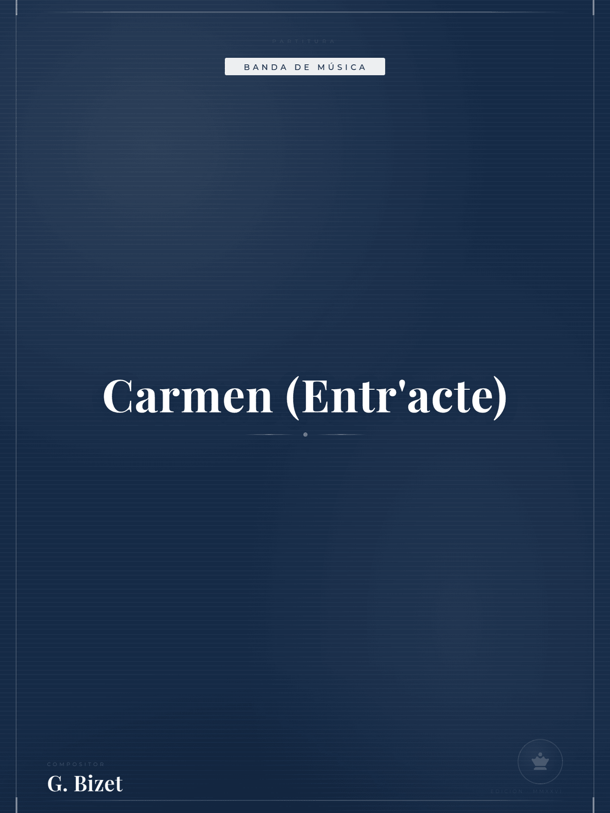 Portada de Carmen (Entr'acte)