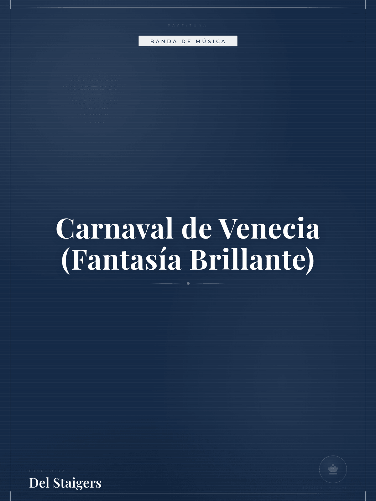 Portada de Carnaval de Venecia (Fantasía Brillante)