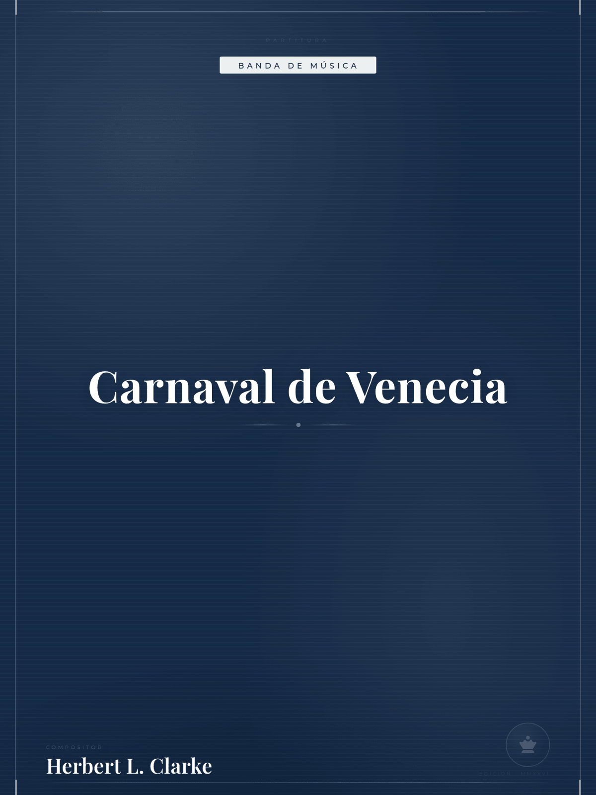 Portada de Carnaval de Venecia