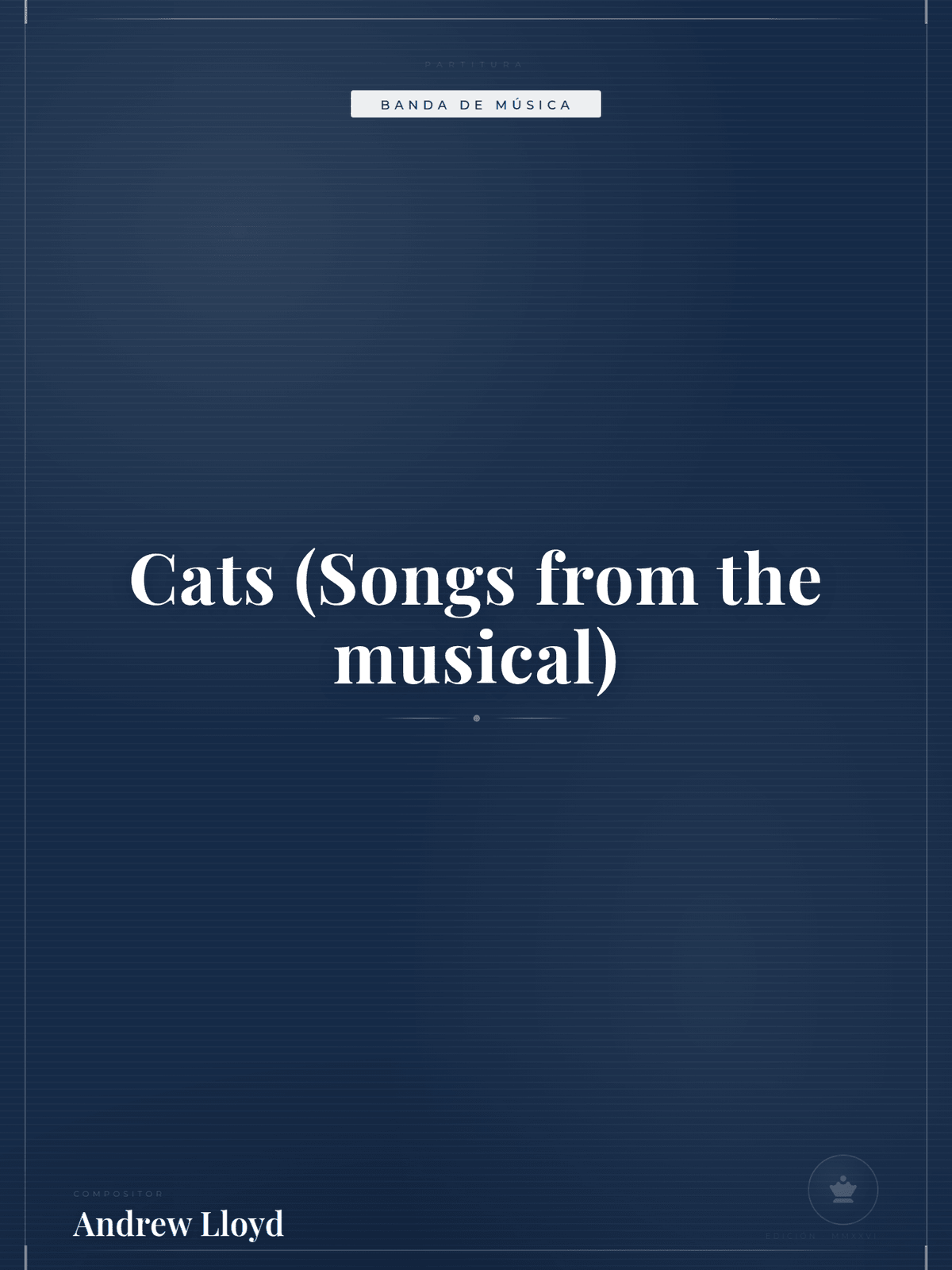 Portada de Cats (Songs from the musical)