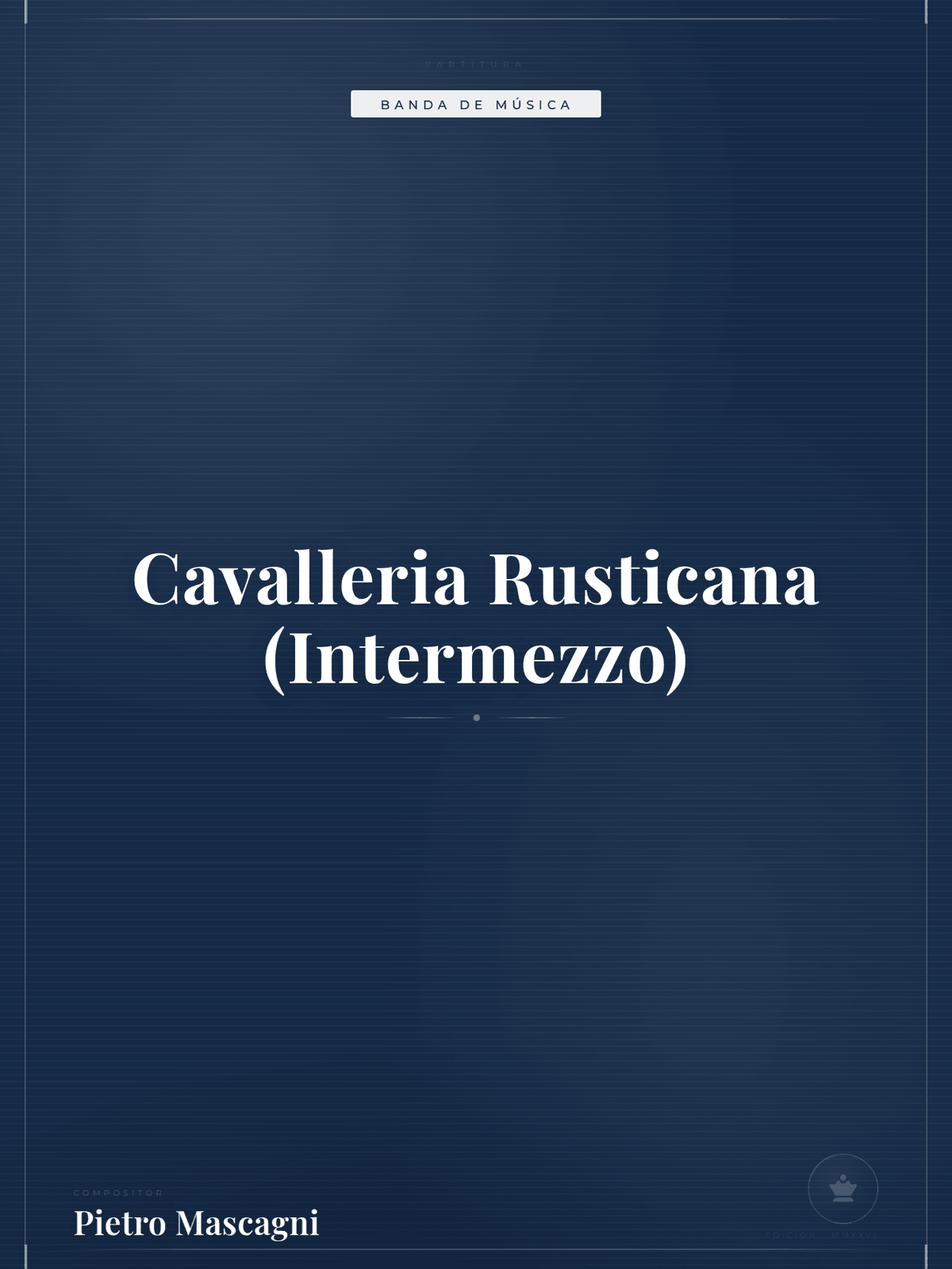 Portada de Cavalleria Rusticana (Intermezzo)