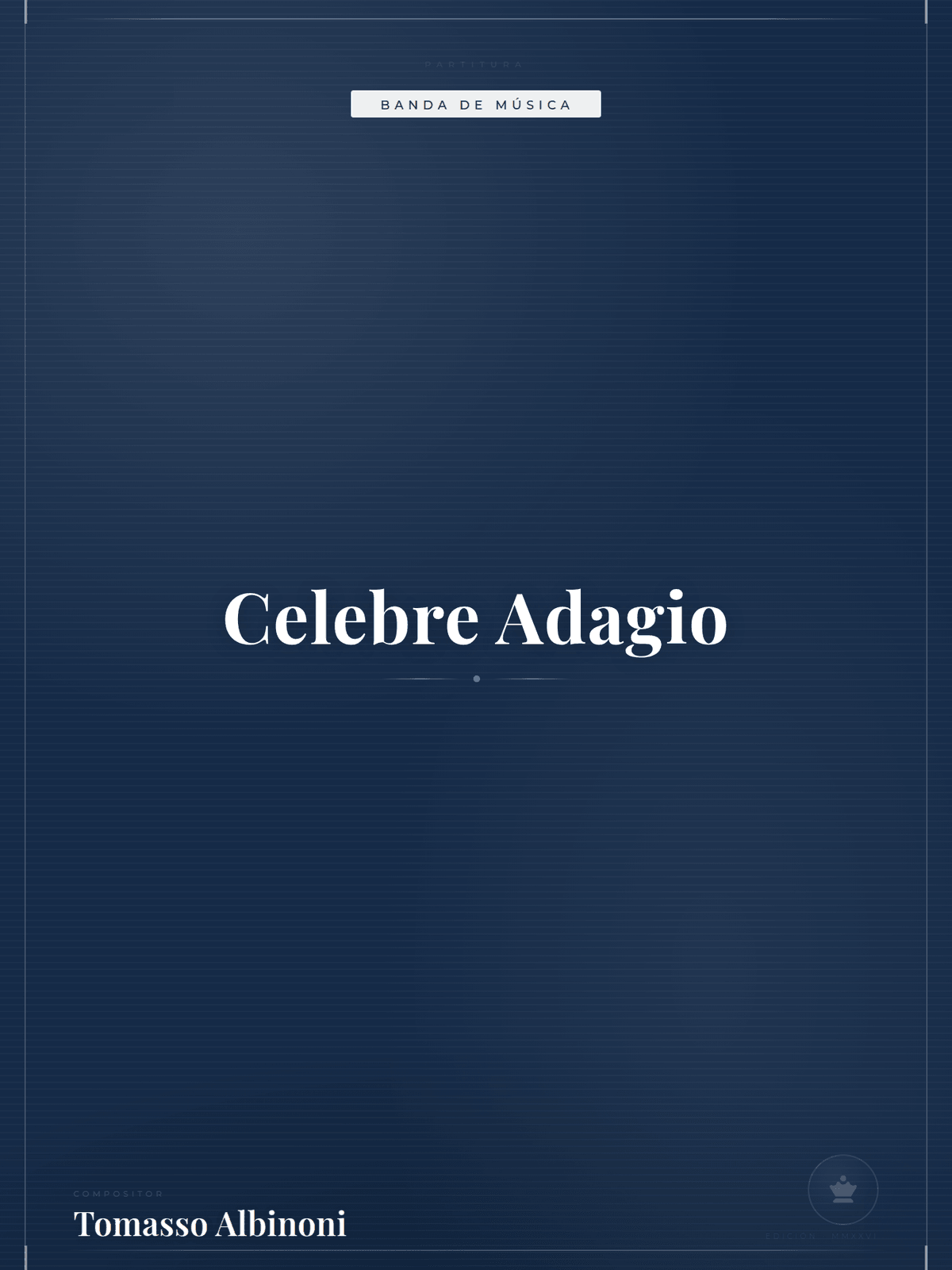 Portada de Celebre Adagio