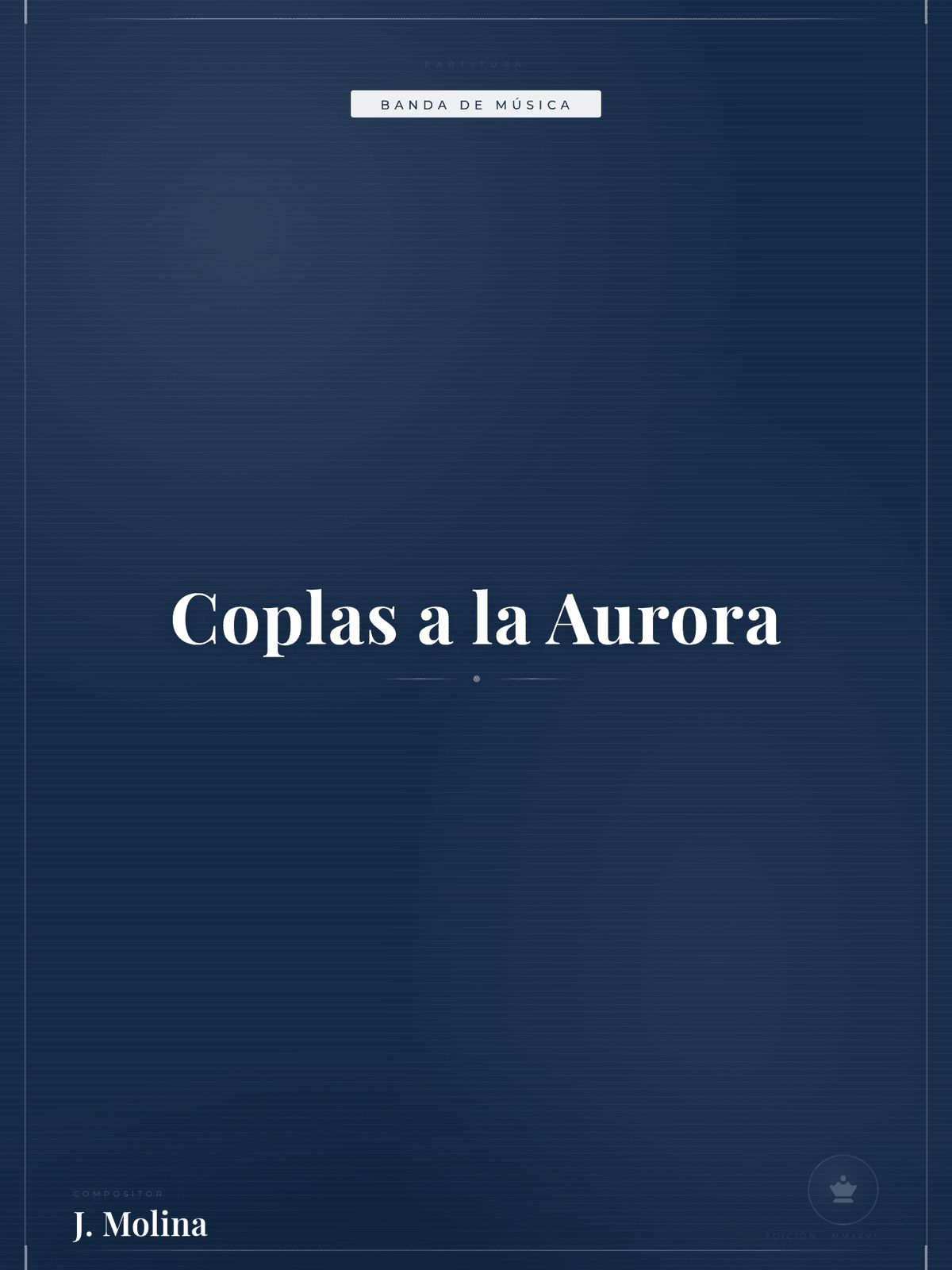 Portada de Coplas a la Aurora