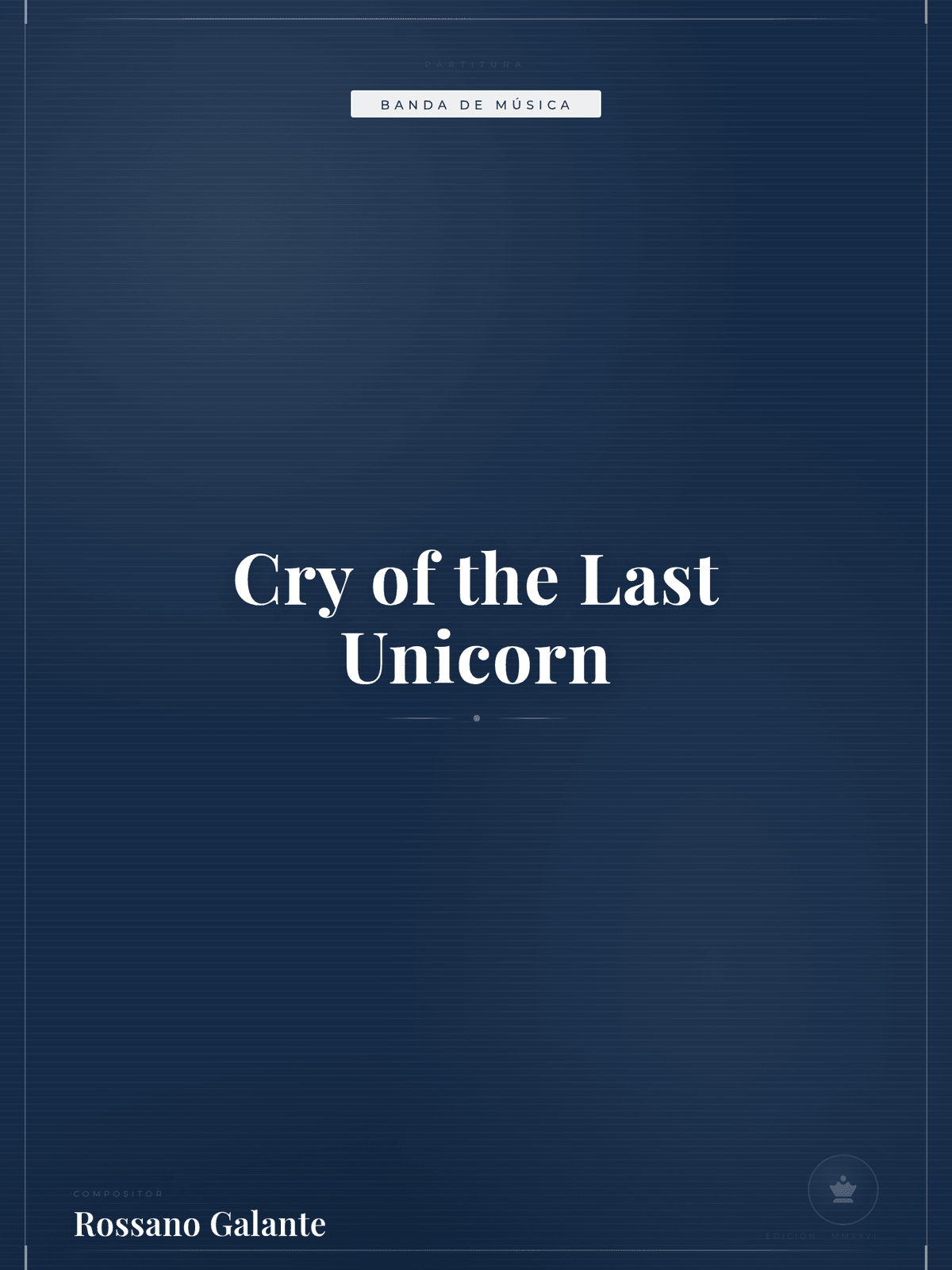 Portada de Cry of the Last Unicorn