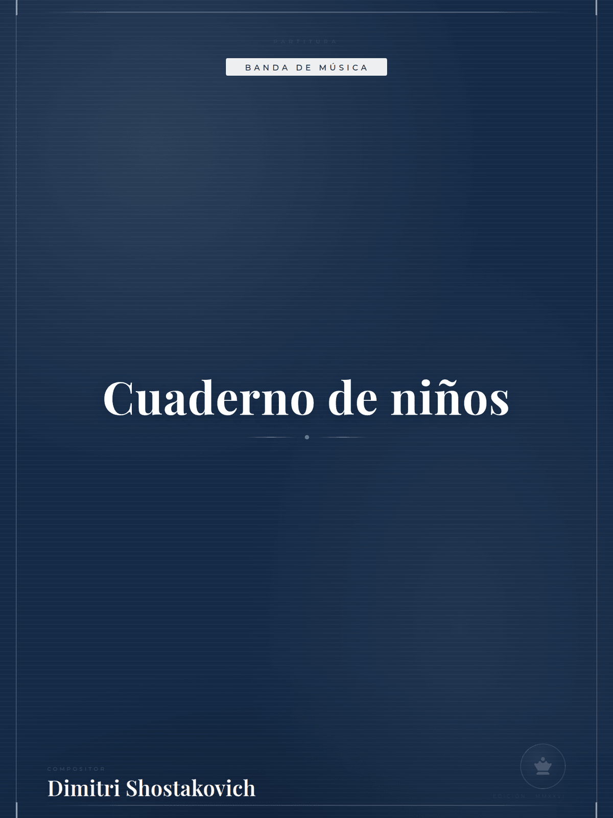 Portada de Cuaderno de niños