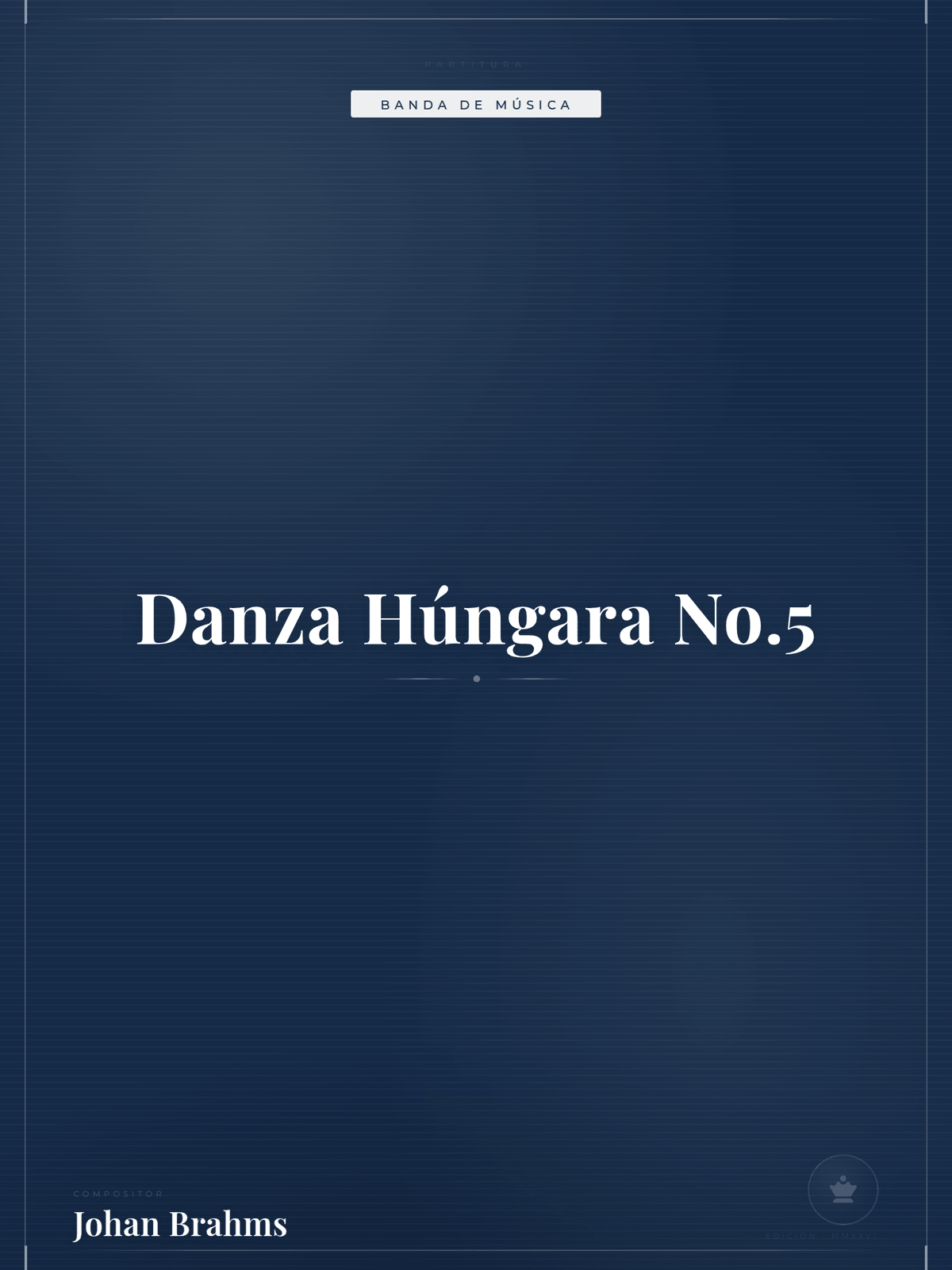 Portada de Danza Húngara No.5