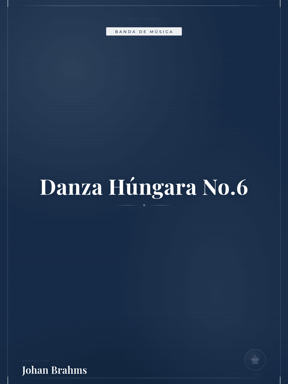 Portada de Danza Húngara No.6