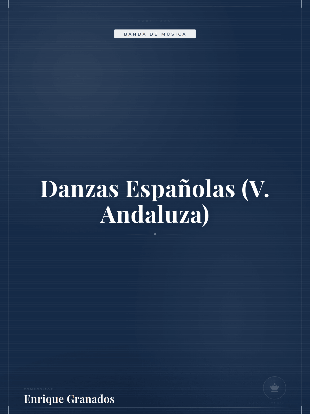 Portada de Danzas Españolas (V. Andaluza)