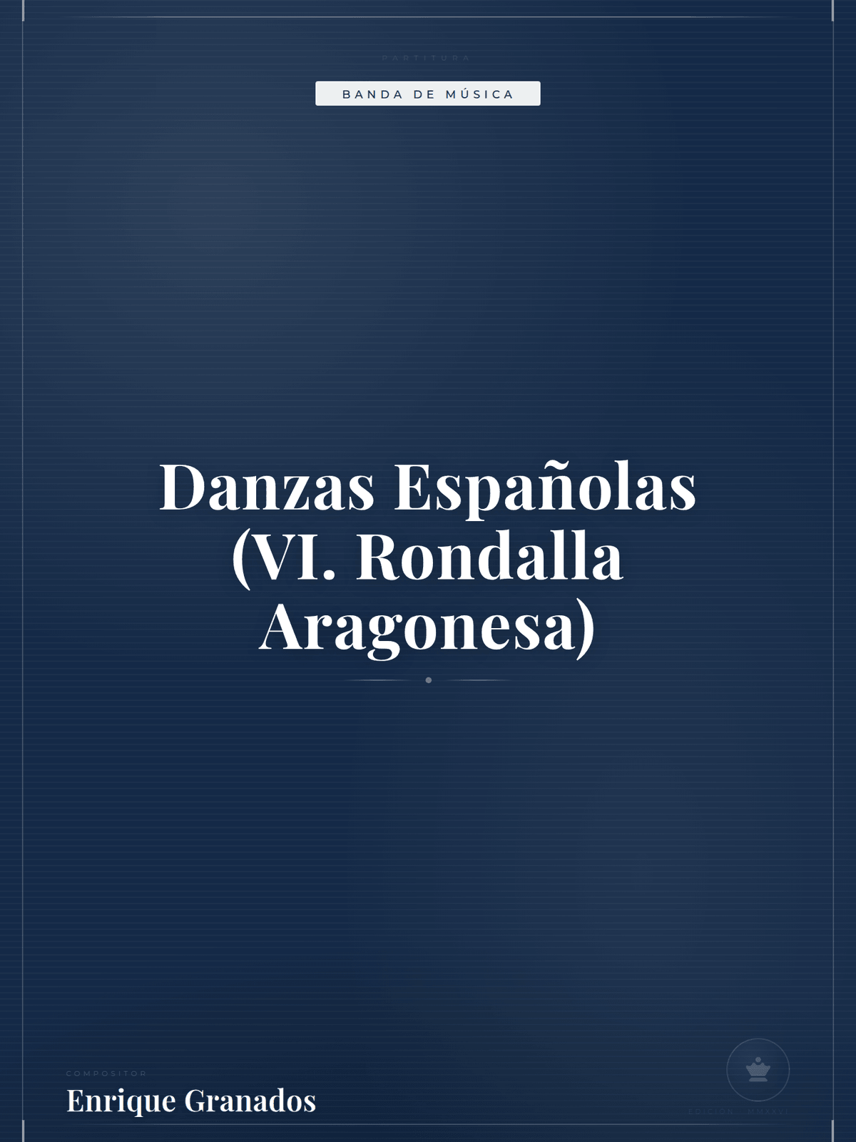 Portada de Danzas Españolas (VI. Rondalla Aragonesa)