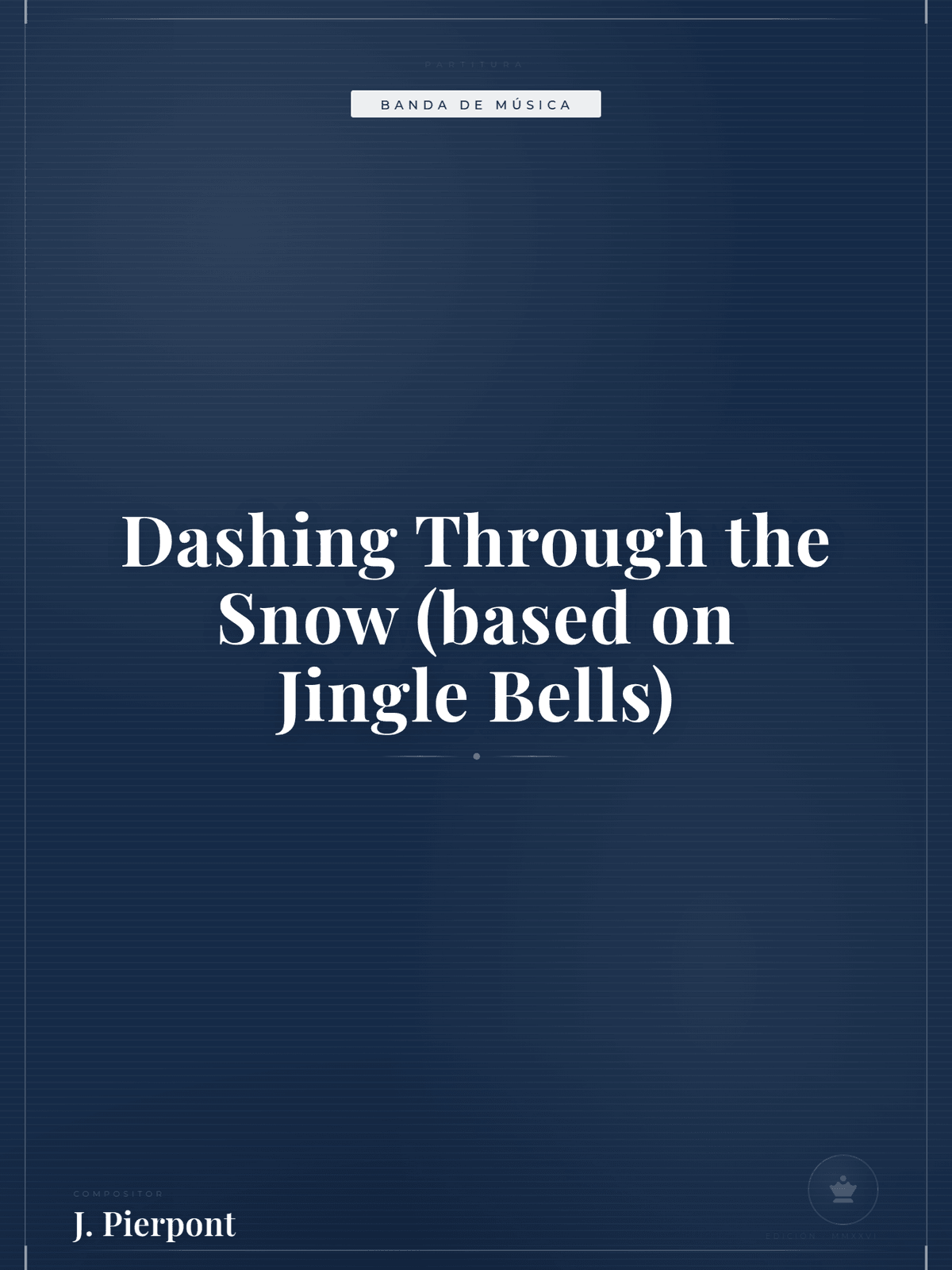 Portada de Dashing Through the Snow (based on Jingle Bells)