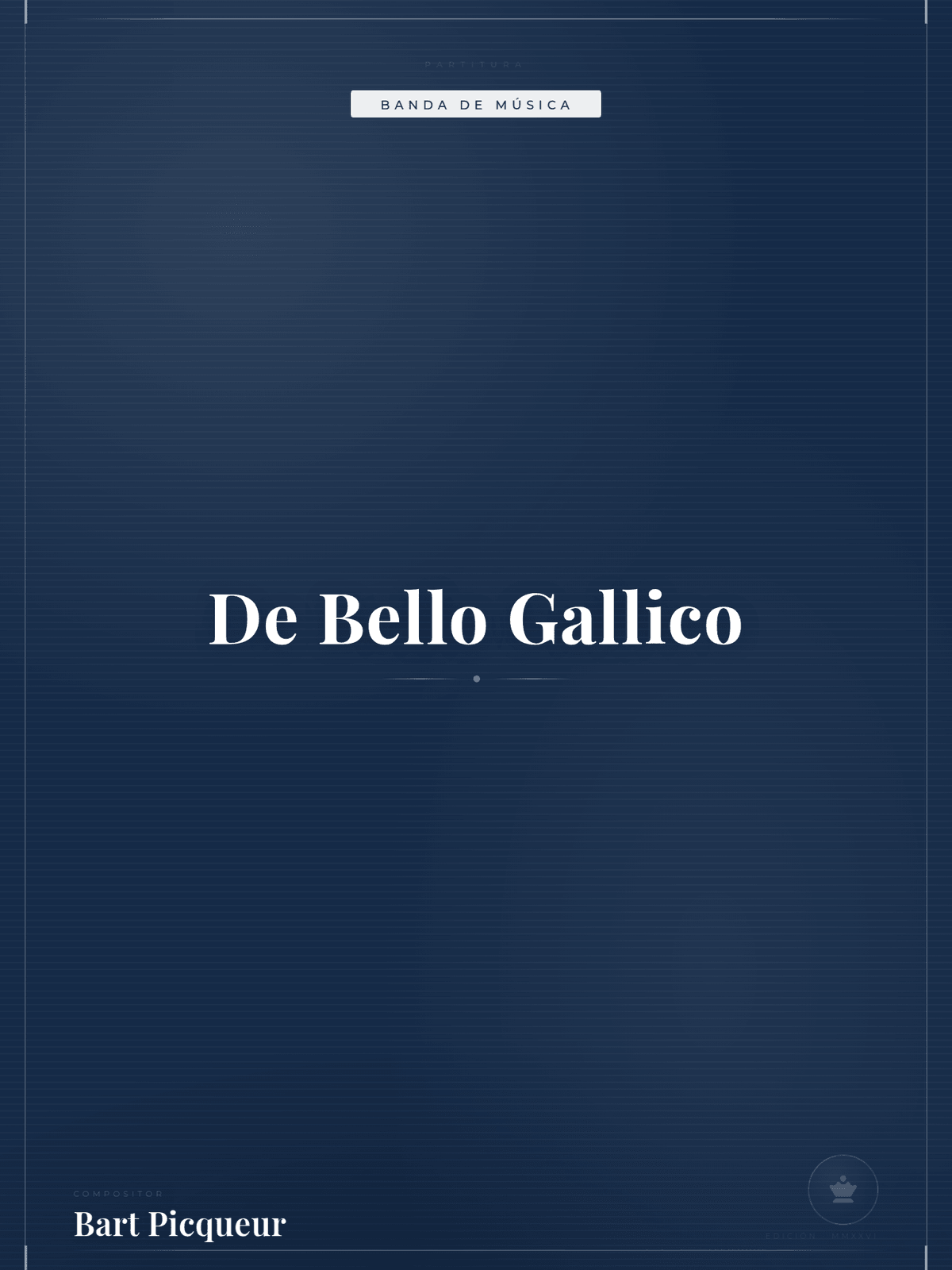 Portada de De Bello Gallico