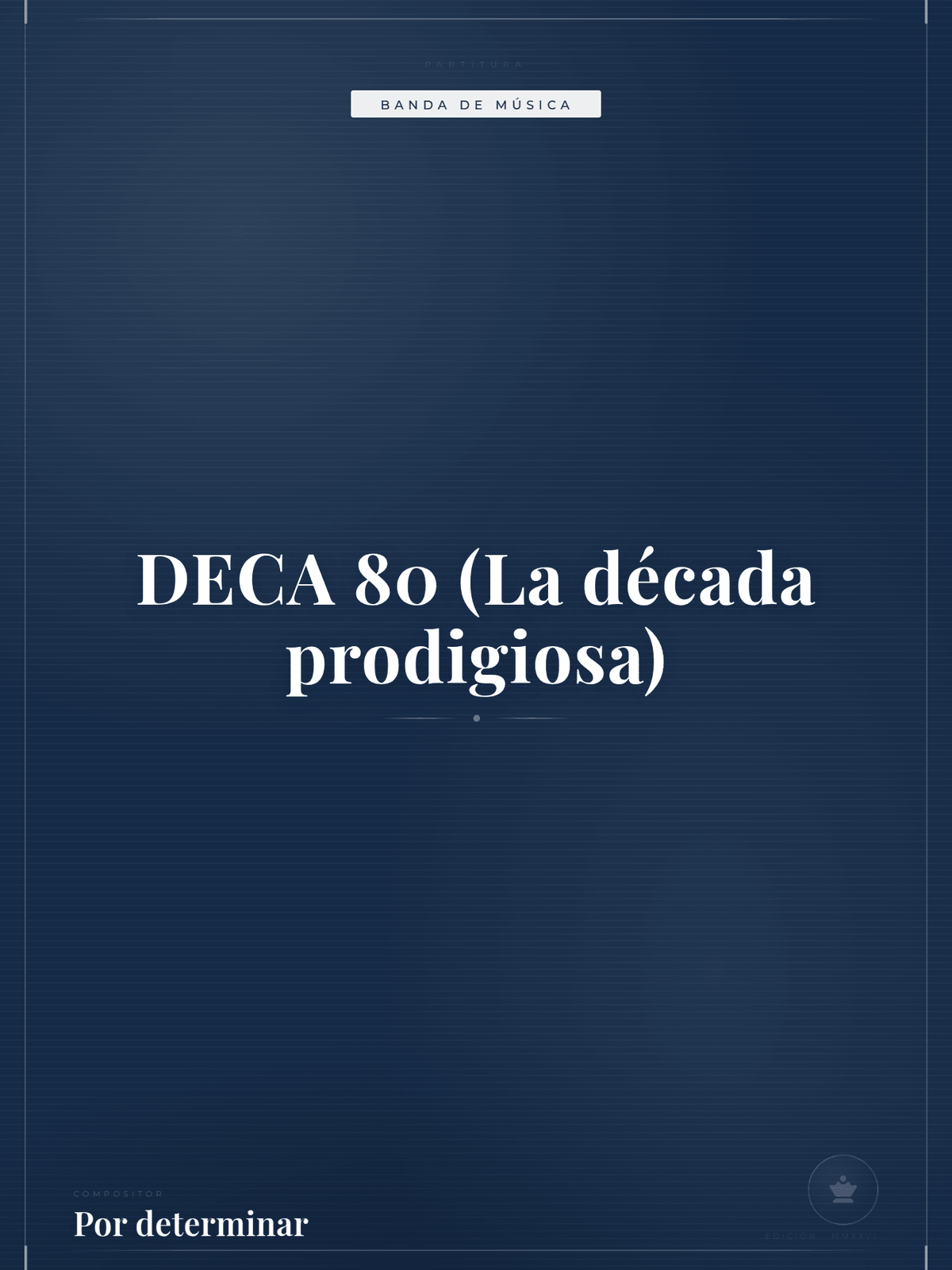 Portada de DECA 80 (La década prodigiosa)