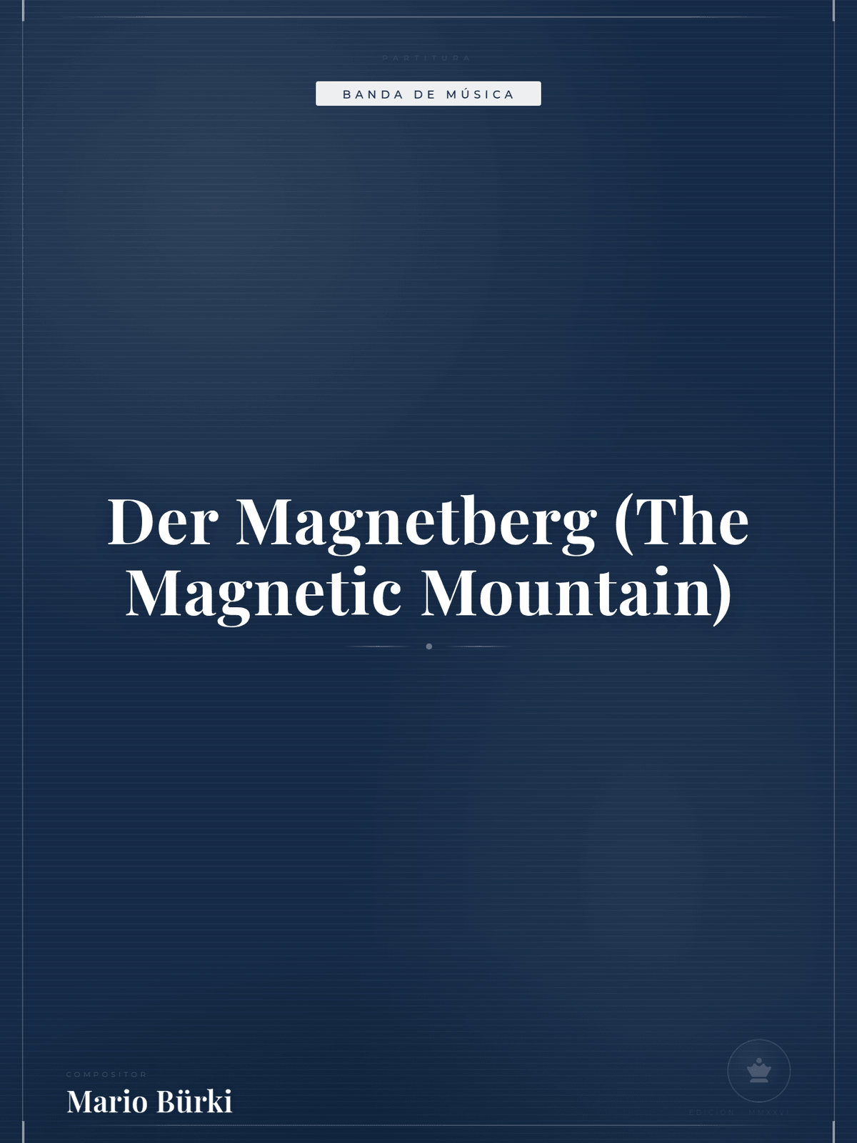 Portada de Der Magnetberg (The Magnetic Mountain)