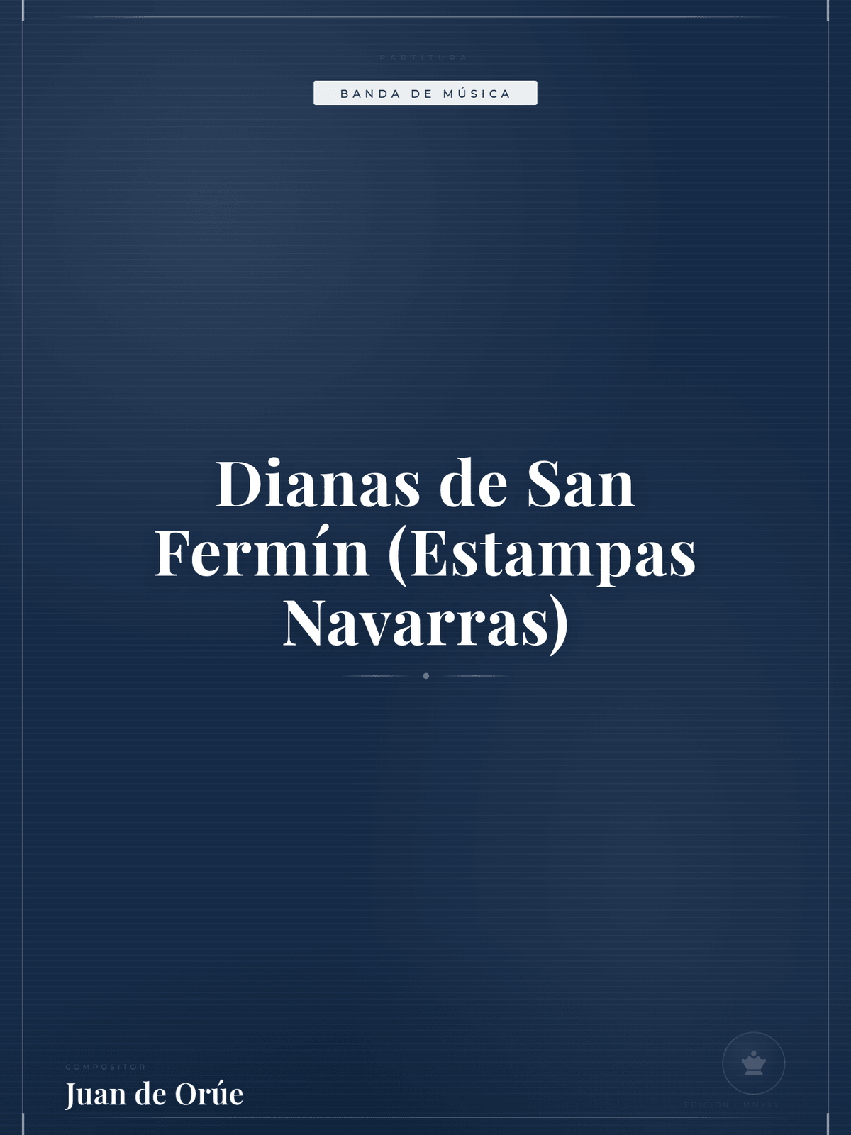 Portada de Dianas de San Fermín (Estampas Navarras)