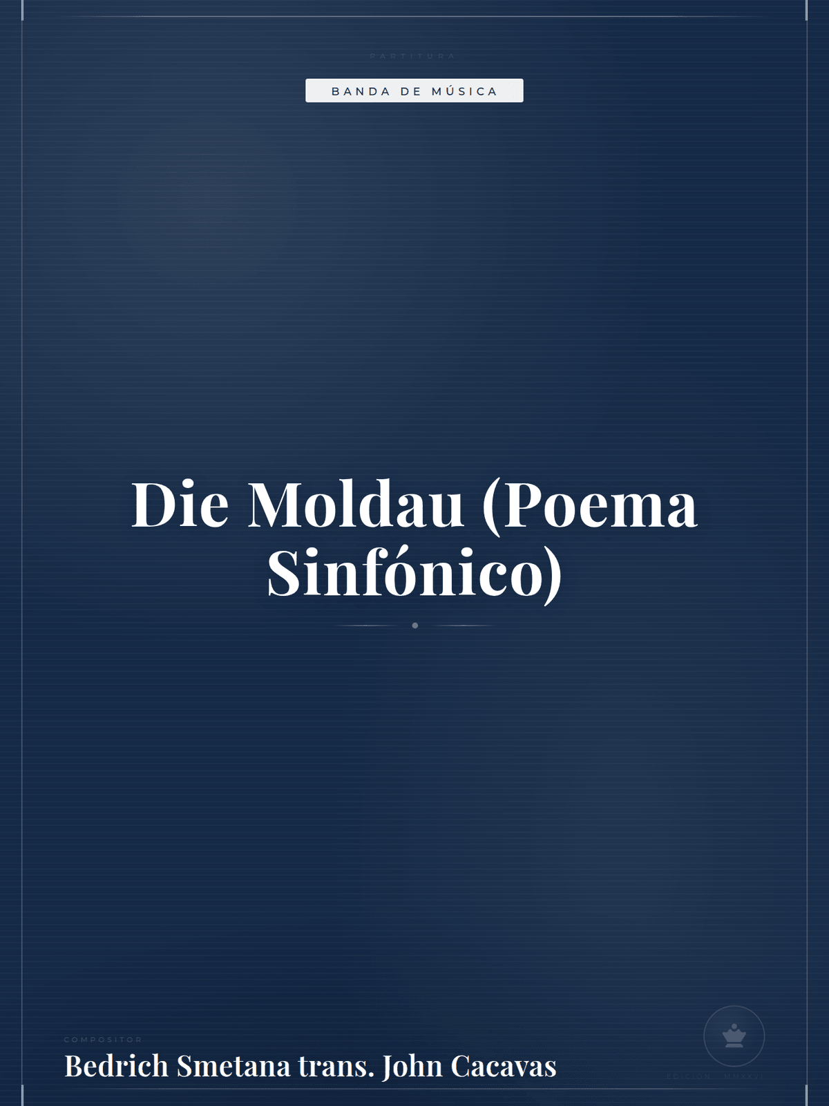 Portada de Die Moldau (Poema Sinfónico)
