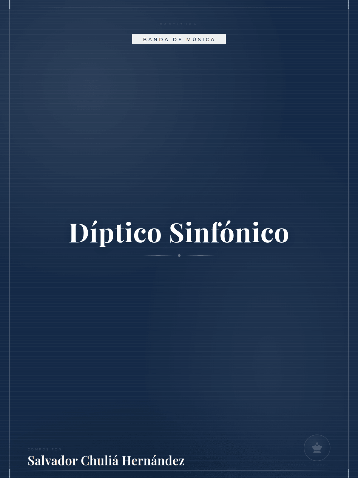 Portada de Díptico Sinfónico