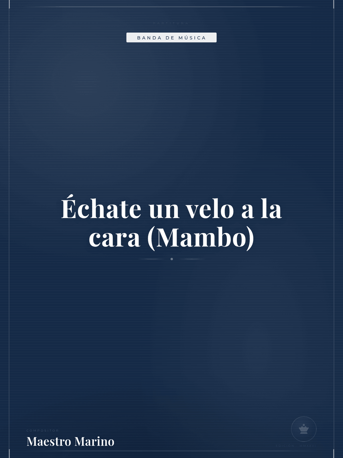 Portada de Échate un velo a la cara (Mambo)