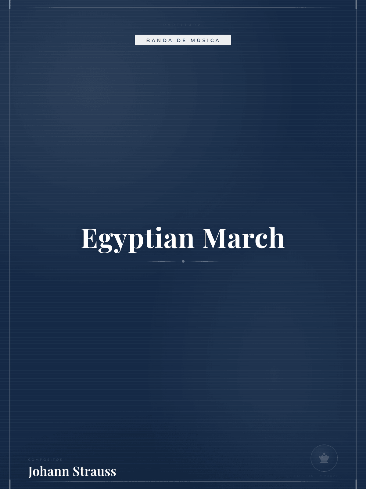 Portada de Egyptian March