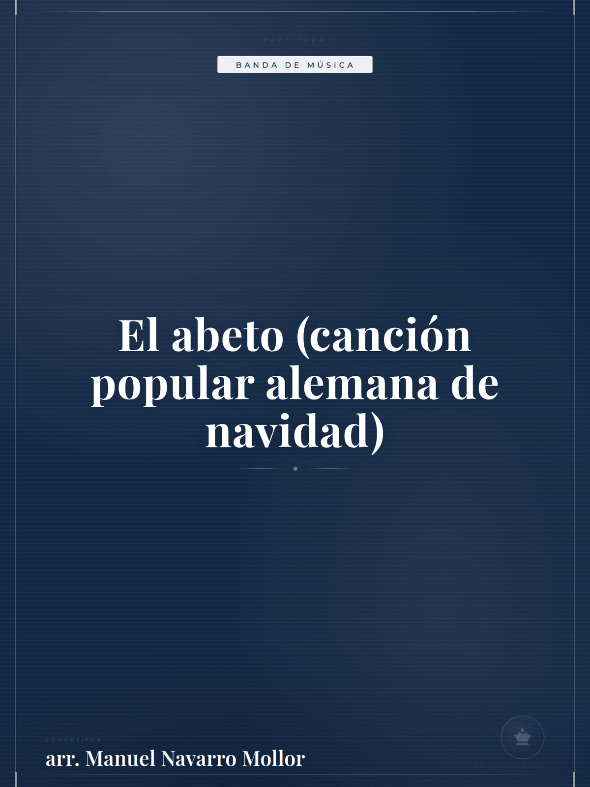 Portada de El abeto (canción popular alemana de navidad)